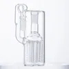 Partihandel Rökning Tillbehör Glas Ash Catcher Skålar 14mm Manlig Joint 90 graders klart stil för oljestrålar Vattenrör Ash-P1003