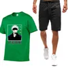 Camisetas masculinas homens de manga curta Jujutsu kaisen camiseta de verão hip hop harajuku de alta qualidade gojo satoru impressão algodão shorts shorts sportsw