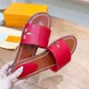 Patent Leather Calfskin Women's High Heel Ladies Slippers Luxury Designer Fashion Summer Chunky Heel Sandals With Box 35-42