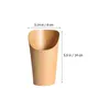 Gift Wrap 100pcs Popcorn Paper Cups Holders Kraft Dessert Ice Cream Storage For RestaurantGift GiftGift