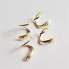 Stud Simple Winding Boucles d'oreilles pour les femmes Snake Gold Earring Party Fashion Jewelry GiftStud