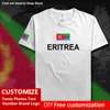 Eritrea Eritrean T-Shirt Custom Jersey Fans DIY Name Nummer Marke High Street Fashion Hip Hop Lose Casual T-Shirt ERI ER 220616