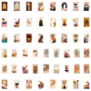 50PCS Mixed Car Stickers square boho For Skateboard Baby Scrapbooking Pencil Case Diary Phone Laptop Planner Decoration Book Album1521517