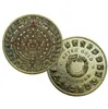 1 oz prophétie maya prophétie ancienne en bronze Challe Coin Art Collectible Business Gift Home Decoration Cadeaux8806408