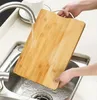 Tablas de cortar de bambú carbonizado para cocina, tabla de frutas, tablas de cortar grandes y gruesas para el hogar