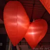 2022 coeur gonflable suspendu exquis avec des lumières pour la saint-valentin/publicité/décoration de fête faite par Ace Air Art