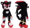 46cm Sonic peluche sac à dos jouets peluches douces poupée Hérisson Action Figure sacs d'école pour enfants jouets cadeaux de Noël jgjfgjfgj