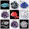Naturale 2-3 cm Crystal Arts and Crafts Guarigione minerale Reiki Energy Crush Stone per gioielli che producono pietra di serbatoio di pesce