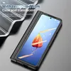 Überzugshüllen für Samsung Galaxy Z Fold 4 Hülle aus gehärtetem Glas, Stiftschlitz, transparentes Scharnier, klare Schutzabdeckung, Displayschutzfolie