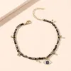 S3109 Gioielli di moda Cavigliera turca Evil Eye per donne Cavigliere con perline colorate con pendente Evileyes