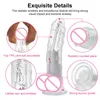 Realistic Transparent Vibration Rotation Dildo Vibrator Skin Feel Real With Suction Cup sexy Toys For Women Female Masturbator