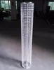 decoration 110cm tall gold silver flower stand weddings center pieces crystal centerpieces for wedding table decoration pillars imake226