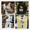 SJ98 UCF Knights College Basketball Stitched Tacko Fall Aubrey Dawkins Terrell Allen Bj Taylor Collin Smith Ryan Anders Frank Bertz Jerseys