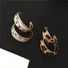 Dangle & Chandelier Fashion Ethnic Style Hoop Earrings Gold Color Snake/Leopard Skin Print For Women Winter Party JewelryDangle