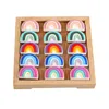 Kovict 50/100/200 Mini arcobaleno Perle di silicone Baby Dummy Cartoon Ciuccio Accessori giocattolo 220407
