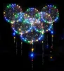 10 paket LED aydınlatma bobo balonlar dekorasyon kapalı veya açık doğum günü düğün yılı partisi Noel kutlamaları 220527