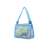 Sacs de plage en maille, sacs de collecte de coquillages pour enfants, avec sangle réglable, sac de rangement pour jouets d'été