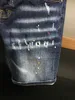 Jeans uomini jeans designer di lusso di lusso magro strappato guy cool buca causale denim jean moda marchio fit jeans uomini lavati pantaloncini pantaloni da spiaggia per leisure y8876619980