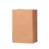 Opakowanie na prezent 25/50PCS Kraft Paper Torby Worki Opakowanie biszkaw cukier