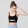 Luluwomen Yoga Bras Nya Sports Underwear Women's stockproof Running Gabbed Yoga Training Vest Beautiful Back Bra