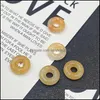 ストーンルーズビーズジュエリーナチュラルクリスタル5 x 15 mm大きな穴アバカスヘアピンハンドストリングペンダントオーナメントドロップdel dhwr3