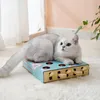 Cat Toys 2022 Toy Chase Hunt Mouse Game Box 3 в 1 с Scratcher Funny Stick Хит Хиньи Интерактивный лабиринт драка