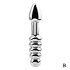 Metal Metal Anal Anal Plug Sexy Toys для мужчины женщины -простата массаж двойной головки стимуляция фаллоимитации из нержавеющей стали из нержавеющей стали