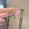 Ciondola gli orecchini del girasole del ramo semplice elegante del lampadario per le signore delle donne 2022 nuovi bei gioielli