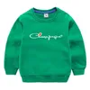 Sweat à capuche de couleur unie pour garçons et filles, pull en coton fin et décontracté à manches longues pour enfants, vêtements pour enfants, nouvelle collection automne 2022