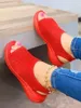Summer Women Shoes Mesh Platform Platform Women's Wear Wear Sandals a cuneo chiuso Ladies Light Casual Zapatillas Muje 220613