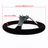 14inch Ralliart Suede Leather Deep Dish Drift Sport Steering Wheels For Mitsubishi