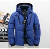 Men's Down Parkas Winter Jackets Men casuais casacos de neve quente fora de caça de vento de vento engrosse Casaco masculino de marca