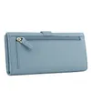 Ladi Travel Purse Zip Around Clutch Wallets Wristlet RFID Blocking Fashion Leather Women Long Wallets