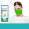 KN95 Maska Dorosłych Ryby Kształt 10 Kawałek Jednorazowy Kolor Trójwymiarowy 3D World Willow Will List Will Anti-Haze Facemasks