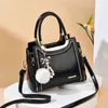 2021 Autumn And Winter New Boston Bags Stereotyped Female Bag Pu Leather Ladies Handbag Shoulder Bag Fashion Messenger Bags G220420