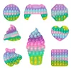 Macaron regenboog grappige pops het fidget speelgoed antistress speelgoed voor volwassen kinderen push bubble sensorisch autisme speciale behoeften angst stress geschenken