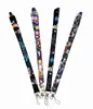 Mobiltelefonband charms 100 st japan svärd konst online tecknad lanyard nyckelkedja id -kort hänger rep sling nackband hängande pojke tjej gåvor #20