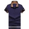 Polos T-shirts Desigers Summer Brand Fashion Printed Designer Shirts Casual Bresthable Bröstbrev Kortärmad Bomull Man Tees Pullover Män Sportkläder