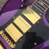 SG Elektryczna gitara Rosewood Tffleard Gold Hardware Metallic Purple 3 Pickups Solid Mahoni Body Guitar1060220