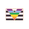 Rainbow Flag Letter Sceau Vêtements Broches Femme Femage Émail Anipon Épingle pour sac à dos Vêtements Badges de jupe Butges Brooc268n