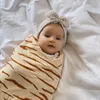 s geboren katoenen gaas 2 lagen 120x120 cm swaddle deken baby beddengoed set 220523
