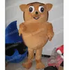 Prestaties Brown Hedgehog Mascot Costuums Hoogwaardige Halloween Christmas Cartoon Character Outfits Pak Advertenties Carnival Unisex Adults Outfit
