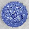 Angleterre Countryside Style Blue and White Ceramic Dishes Astates Break Flower Dîner Plat Dessert Assiette Plaque à soupe Soucoupe