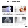 Other Housekee Organization Home Garden Household Portable Disinfection Wireless Sprayer Blue Light Atomization Nano Spray Gun 800Ml Clean