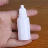 다중 크기의 흰색 반투명 ​​화장품 dropper 패키지 병 작은 연약한 pe 아이 케어 의학 드롭 병 액체 리필 가능한 컨테이너