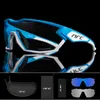 Moda Gözlük Bisiklet Bisiklet Güneş Gözlüğü Açık Dağ Sporları Fotokromik Gözlük Yol Bisiklet Gözlük Erkekler Kadınlar GGOGLES NRC Marka ile 3 Lens