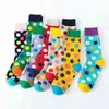 جوارب Tide Brand Autumn and Winter Dot Middle Tube Socks Ins Tide Socks Sockings Gockits Women’s Gwocks