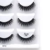 550Boxes 100 ٪ Real Mink Fake Eyelashes 3D Natural False Eyelashes 3D Mink Lashes Soft Eyelash Extension Kit Cilio 220525