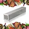 Realand carré 6/12 pouces BBQ granulés de bois fumoir tube en acier inoxydable générateur de fumée tuyau de maille pour grill chaud ou froid fumer T200506