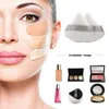 Powder Puff Soft Triangle Makeup Puffs Cosmetic Foundation Wedge Shape Velor Body Face med remsmakeupsvampar för konturer L7909822